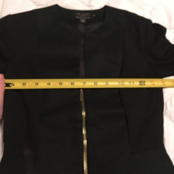 Ted Baker black Jamtye Structured Zip Dress 0 nwot - Picture 8 of 16